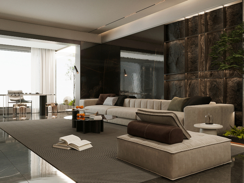 Italian Affordable Luxury Style Living Room