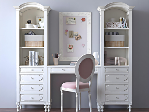 Jane European Dresser Dressing Table Finished Cabinet