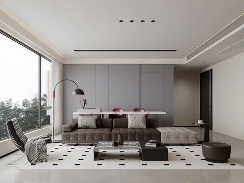 Modern Living&Dining Room