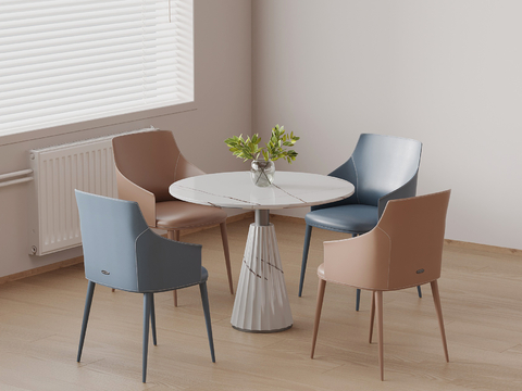 Modern leisure table and chair negotiation table and chair