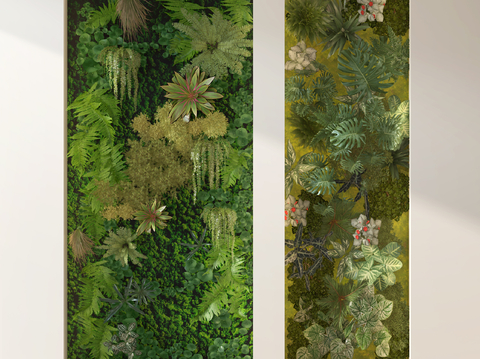 Plant Wall Green Plant Wall Wall Decoration