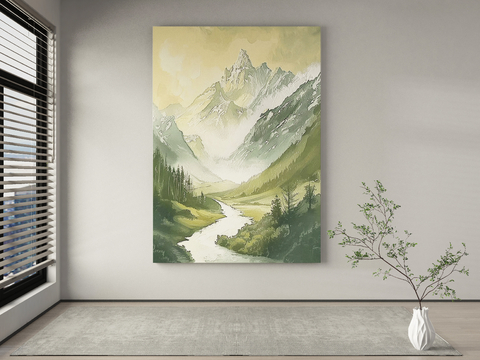 modern landscape painting decorative painting