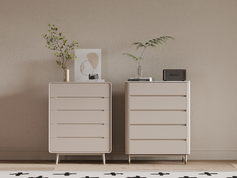 Cream style chest of drawers