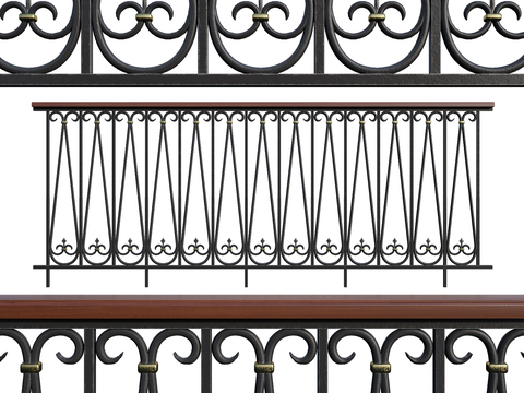 European Railing Guardrail Stair Handrail Fence Guardrail