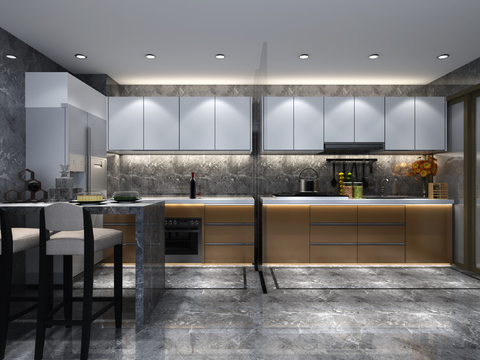 Modern open kitchen