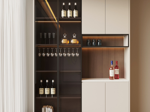 Modern Wine Cabinet Sideboard