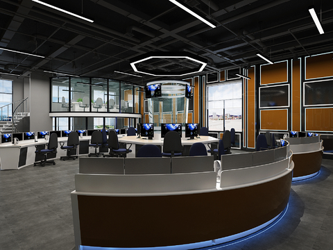 Jianou Public Security Bureau Command Hall Monitoring Room