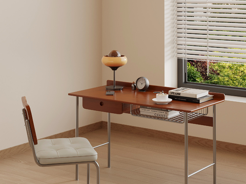 medieval style desk and chair