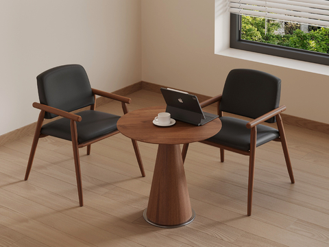 Qui leisure table and chair negotiation table and chair