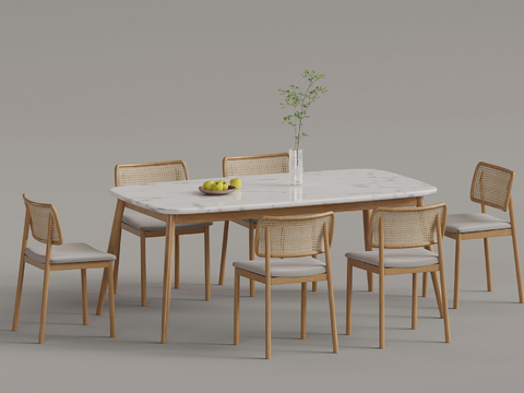 Nordic Dining Table and Chair