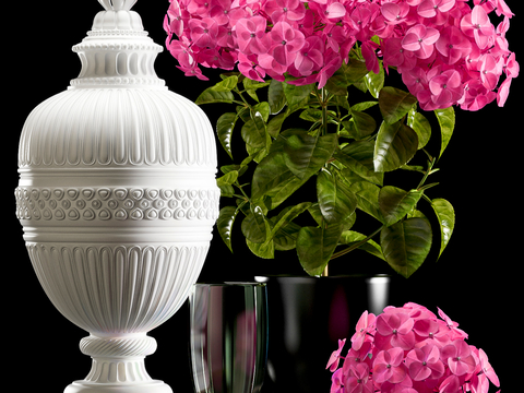 European-style vase floral ornaments