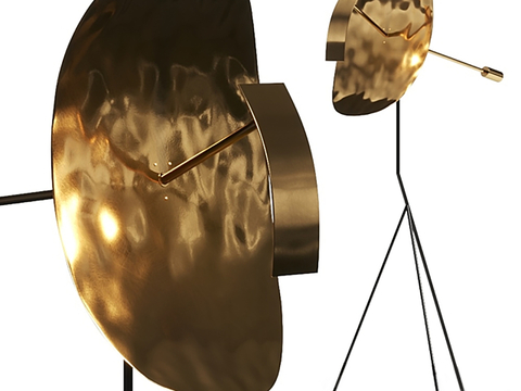 Italian Metal Floor Lamp