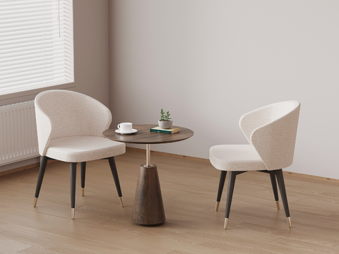 Modern leisure table and chair negotiation table and chair