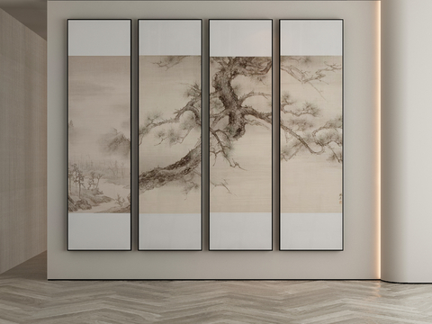 New Chinese Decorative Painting Zen Hanging Painting