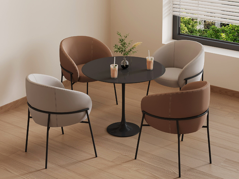 Modern leisure tables and chairs