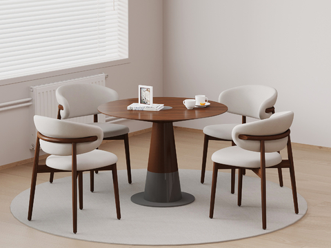 Modern leisure table and chair negotiation table and chair