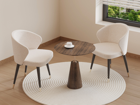 Modern leisure table and chair negotiation table and chair