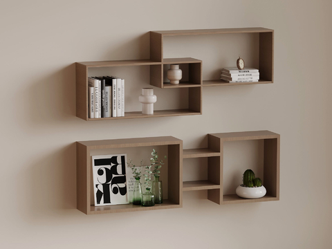 Modern Wall Cabinet Hanging Cabinet Bookshelf