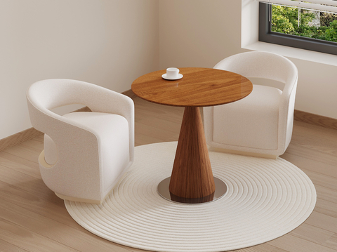 Modern leisure table and chair negotiation table and chair