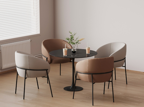 Modern leisure tables and chairs