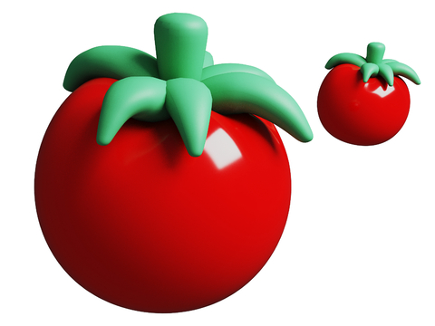 cartoon tomato toy