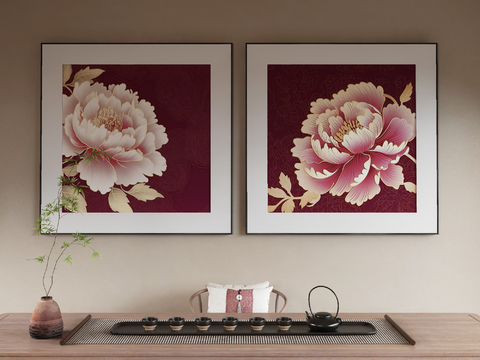 New Chinese Flower Painting Decorative Painting