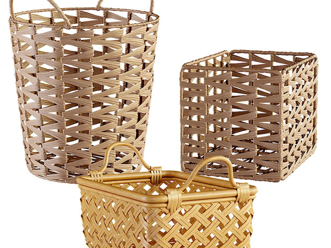 Wabi-sabi Style Woven Frame Basket