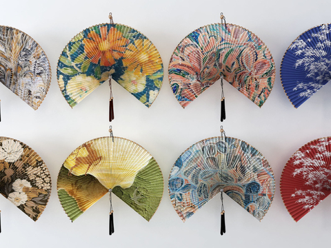 Neo-Chinese Style Fan Wall Decoration