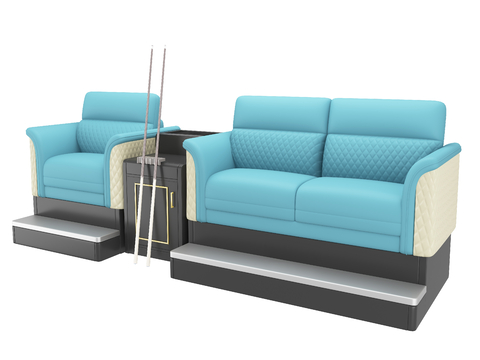 Modern Billiards Chair VIP Sofa Booth Sofa