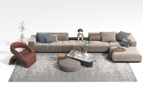 Italian Sofa Coffee Table Sectional Sofa