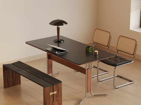 Mid-century Style dining table and chair