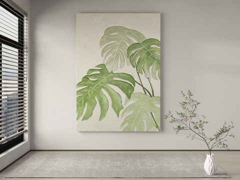 Modern Decorative Painting Plant Painting Hanging Painting