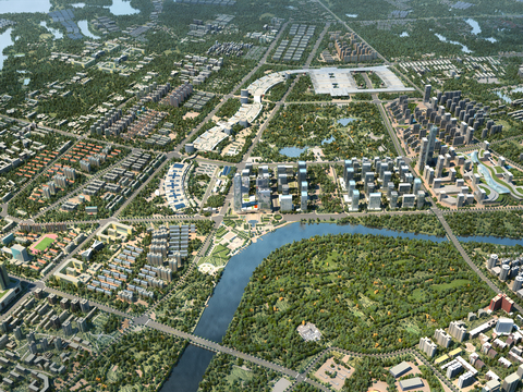 A Bird's Eye View of Modern Sunscape Urban Planning