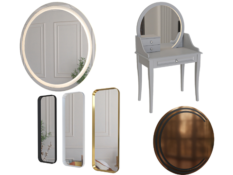 Window mirror Floor mirror Makeup mirror Bathroom mirror Dressing table