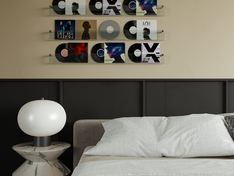 Modern record wall photo wall decorative painting