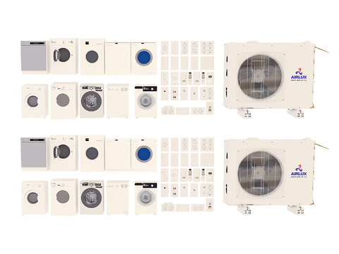 Washing machine button switch panel air conditioner