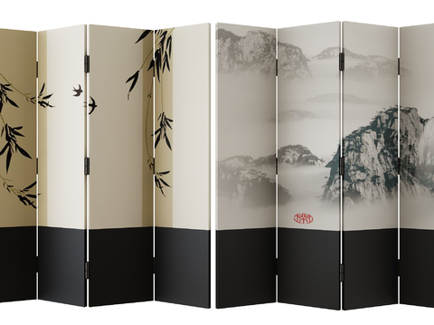 New Chinese Folding Screen