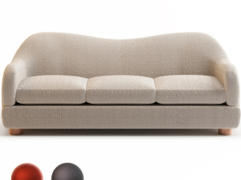 Nordic double sofa