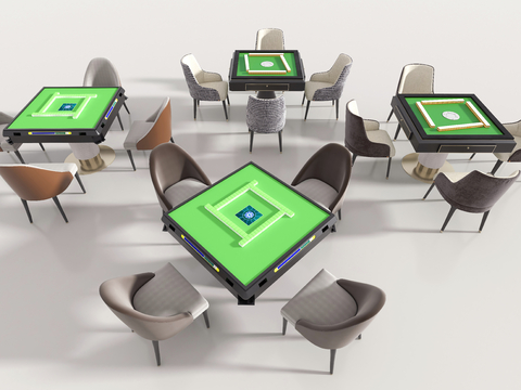 Modern Mahjong Table and Chair Mahjong Machine Chess and Card Table