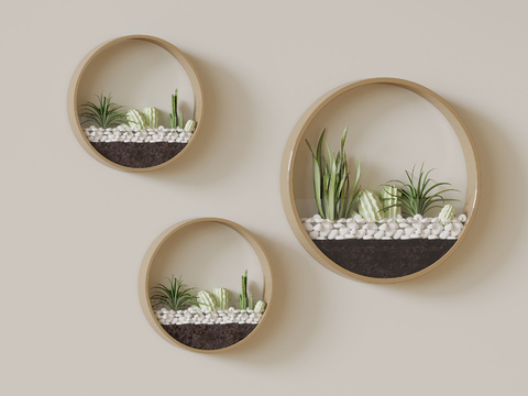 Plant wall ornaments