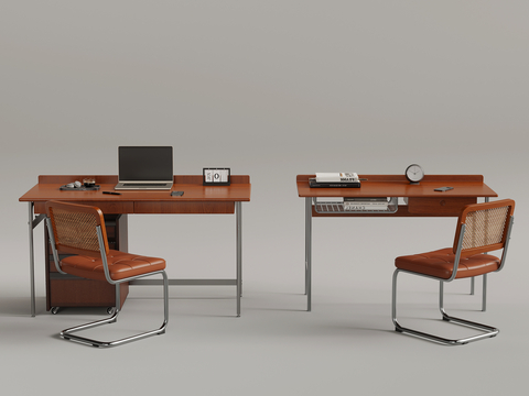 Mid-century Style Desk Study Desk and Chair Desk and Chair