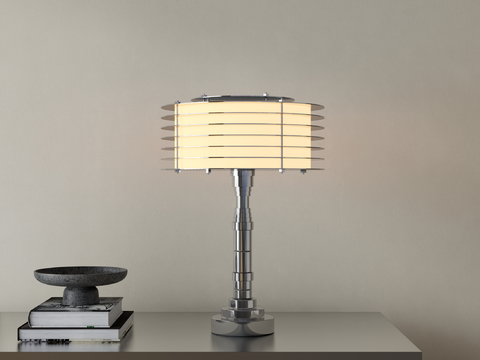 Industrial wind table lamp metal table lamp