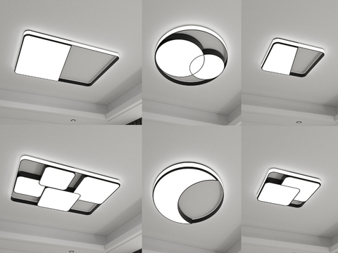 Simple Ceiling Lamp Geometric Ceiling Lamp