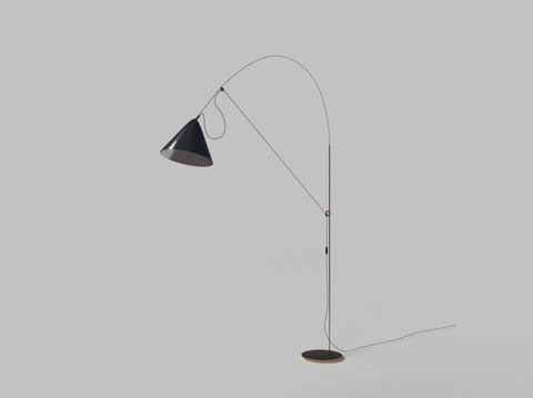 Modern Metal Floor Lamp Fishing Lamp