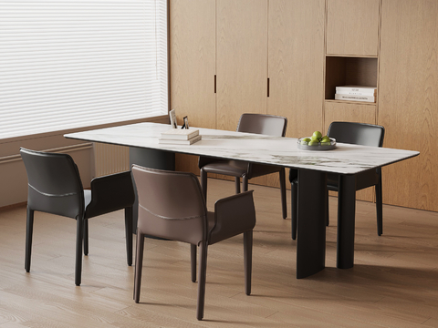 Modern Dining Table and Chair