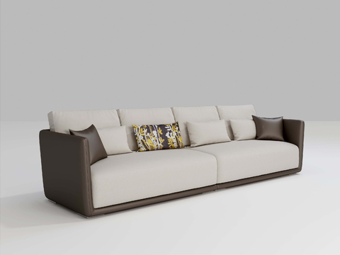 Modern Multiplayer Sofa In-line Sofa