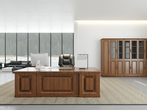 Bantai Desk, Taipa Desk, Filing Cabinet, President's Desk