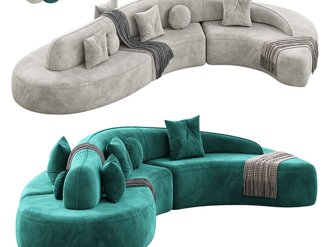 Curved sofa shaped sofa sofa