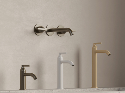 Wall drain faucet