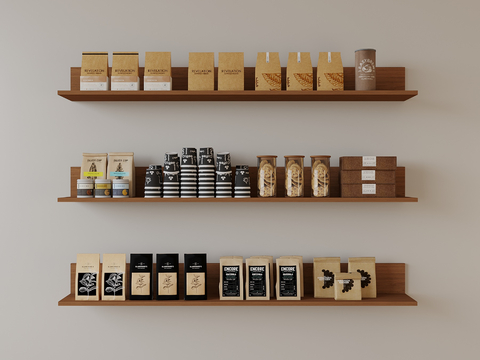 Shelf Storage Rack Coffee Ornaments